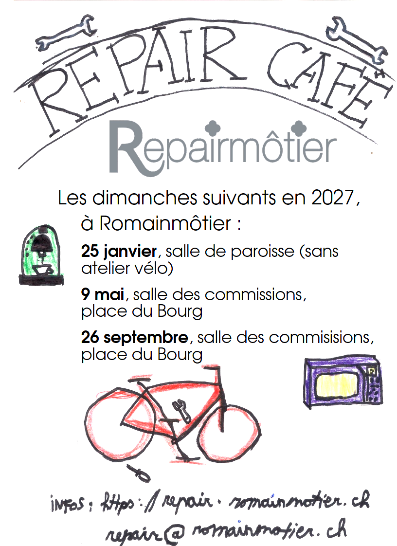 Affiche Repair café 2027